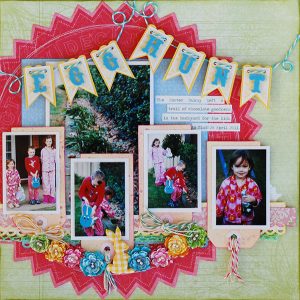 Easter scrapbooking layout ideas