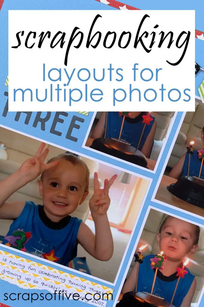 scrapbook page layouts for multiple photos