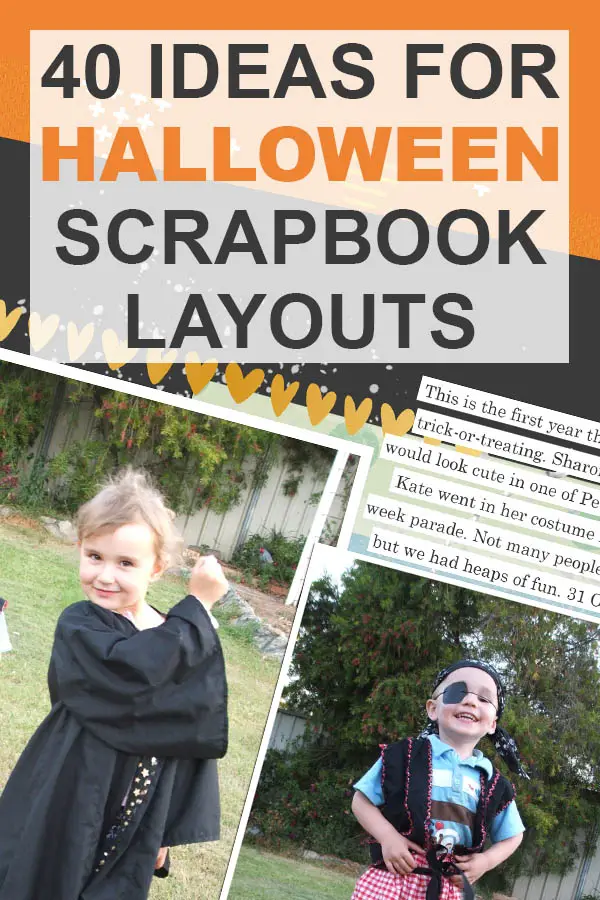 scrapbooking halloween layouts ideas
